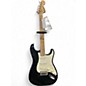 Used Starcaster by Fender Stratocaster Black Solid Body Electric Guitar thumbnail