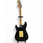 Used Starcaster by Fender Stratocaster Black Solid Body Electric Guitar