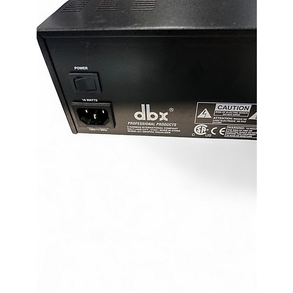 Used dbx 231 Graphic EQ Equalizer