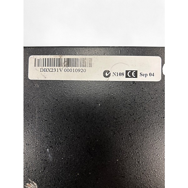 Used dbx 231 Graphic EQ Equalizer
