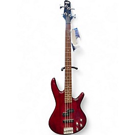 Used Ibanez GSR200 Wine Red Electric Bass Guitar