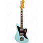 Used Squier Classic Vibe '70s Jaguar Daphne Blue Solid Body Electric Guitar thumbnail