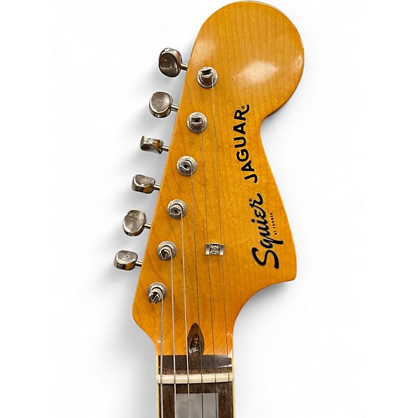 Used Squier Classic Vibe '70s Jaguar Daphne Blue Solid Body Electric Guitar