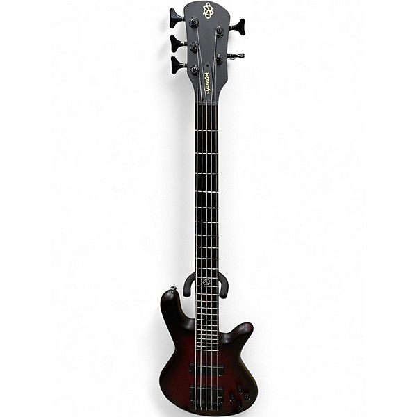 Used Spector NS PULSE 5 Dark Cherry Burst Electric Bass Guitar
