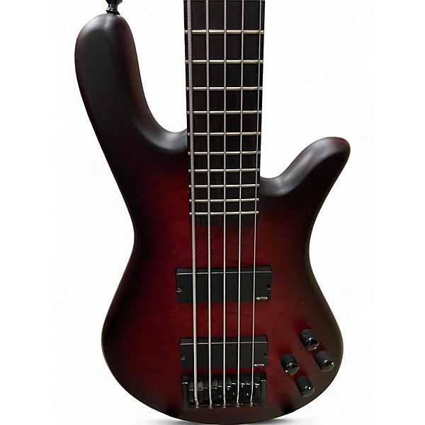Used Spector NS PULSE 5 Dark Cherry Burst Electric Bass Guitar