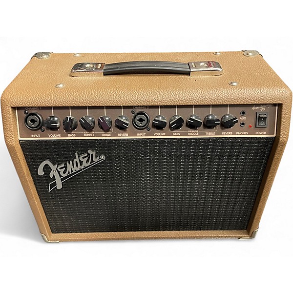 Used Fender ACOUSTASONIC 40 Acoustic Guitar Combo Amp