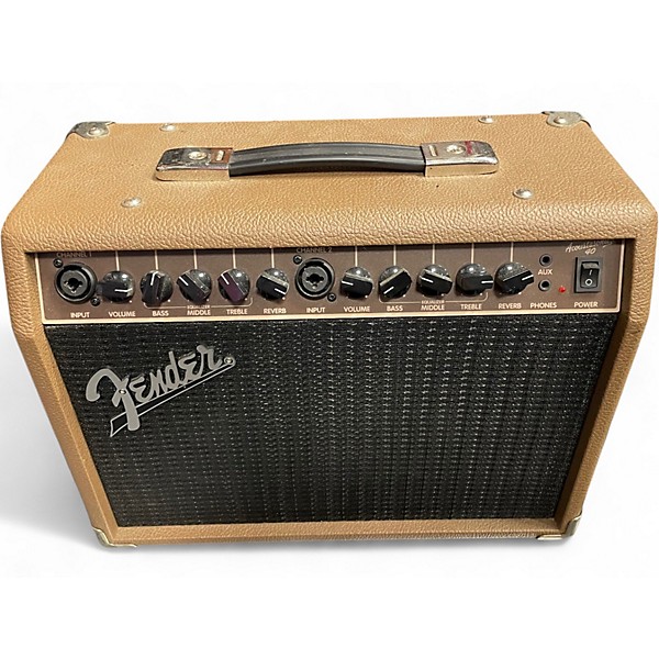 Used Fender ACOUSTASONIC 40 Acoustic Guitar Combo Amp