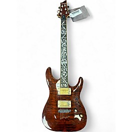 Used Schecter Guitar Research Diamond SERIES CLASSIC Trans Brown Solid Body Electric Guitar