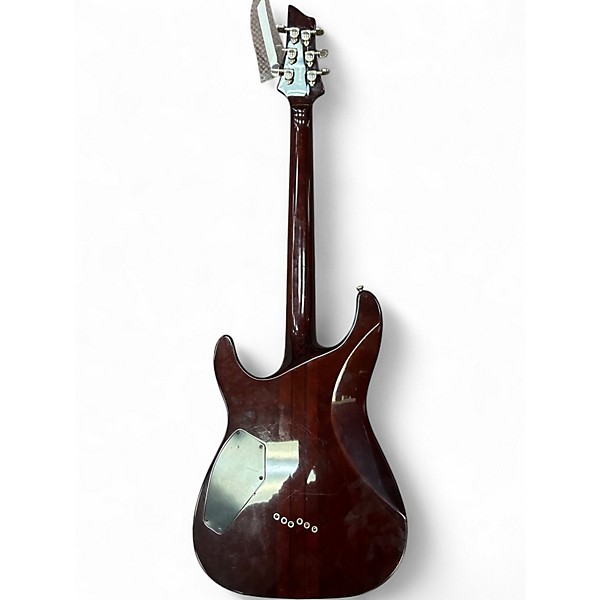 Used Schecter Guitar Research Diamond SERIES CLASSIC Trans Brown Solid Body Electric Guitar