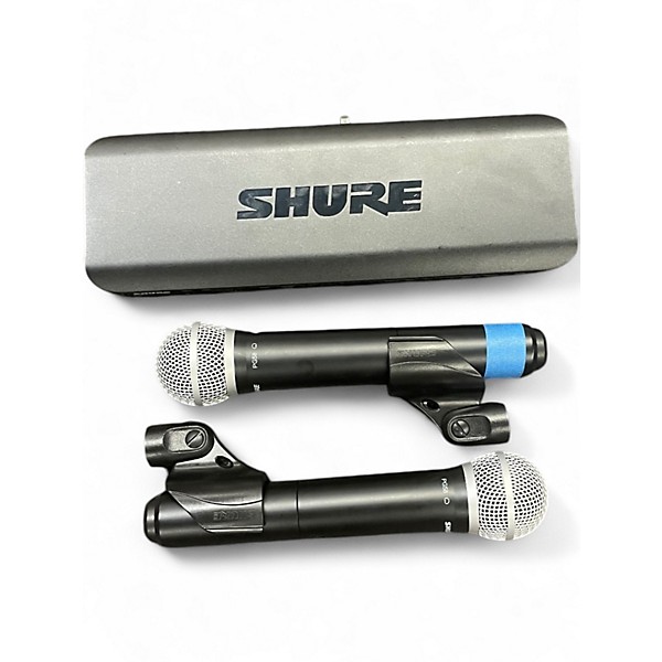 Used Shure BLX PG58 DUAL Handheld Wireless System
