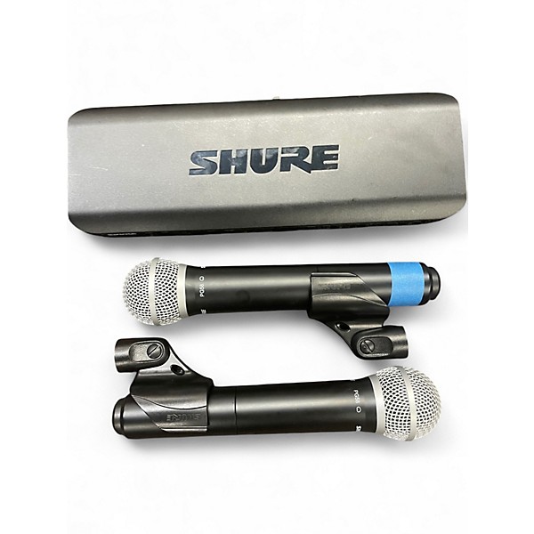 Used Shure BLX PG58 DUAL Handheld Wireless System