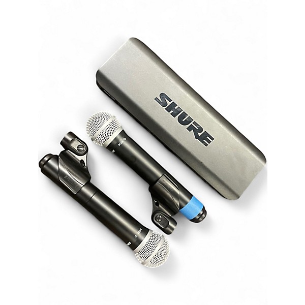 Used Shure BLX PG58 DUAL Handheld Wireless System