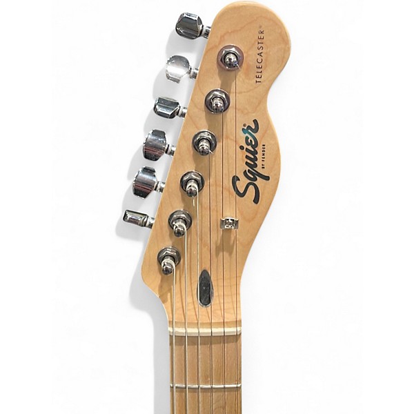Used Squier Sonic Telecaster Yellow Solid Body Electric Guitar