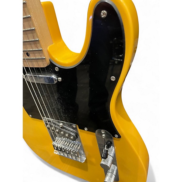 Used Squier Sonic Telecaster Yellow Solid Body Electric Guitar