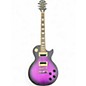Used 2022 Epiphone Les Paul Classic Worn Purple Solid Body Electric Guitar thumbnail