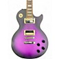 Used 2022 Epiphone Les Paul Classic Worn Purple Solid Body Electric Guitar
