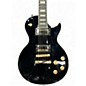 Used 2025 Epiphone Les Paul Custom Ebony Solid Body Electric Guitar