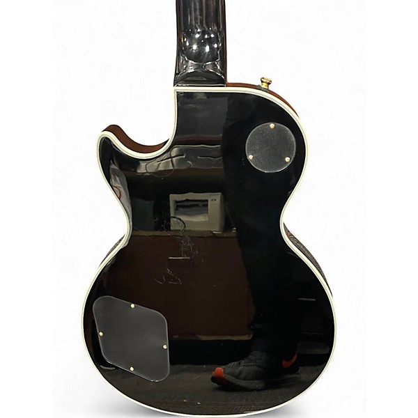 Used 2025 Epiphone Les Paul Custom Ebony Solid Body Electric Guitar