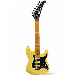 Used Charvel 1 A Yellow Solid Body Electric Guitar