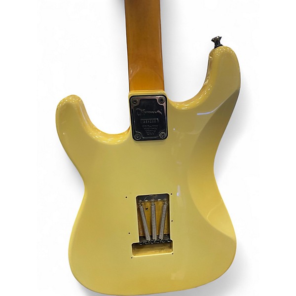 Used Charvel 1 A Yellow Solid Body Electric Guitar