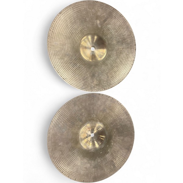 Used Zildjian 13in k custom hi hat brilliant Cymbal