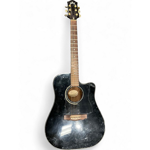 Used Guild DCE1 Black Acoustic Electric Guitar