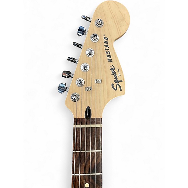 Used Squier Bullet Mustang HH Seafoam Green Solid Body Electric Guitar