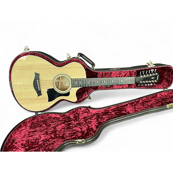 Used Taylor 352 Natural 12 String Acoustic Electric Guitar