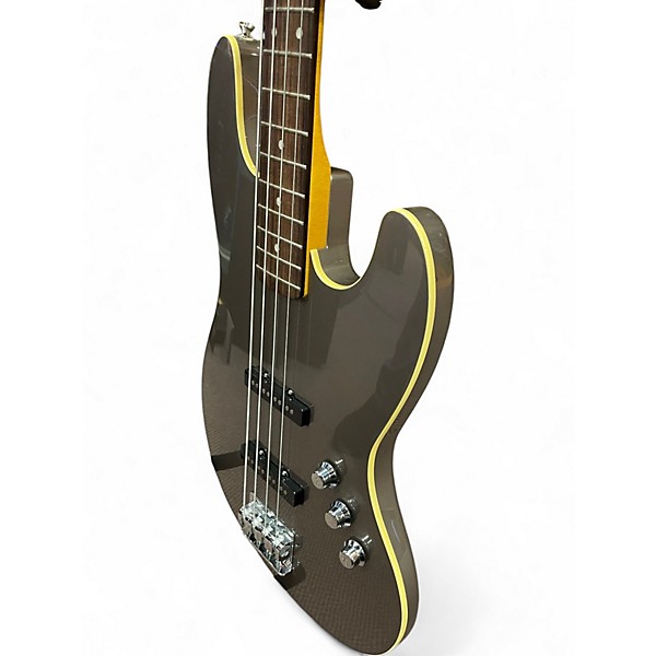 Used Fender Aerodyne Jazz Bass grey Electric Bass Guitar