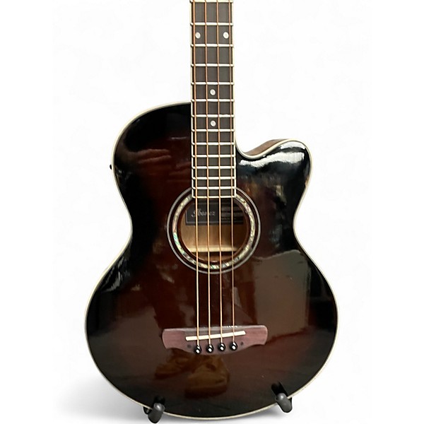Used Ibanez AEB10E DARK VIOLIN SUBURST Acoustic Bass Guitar