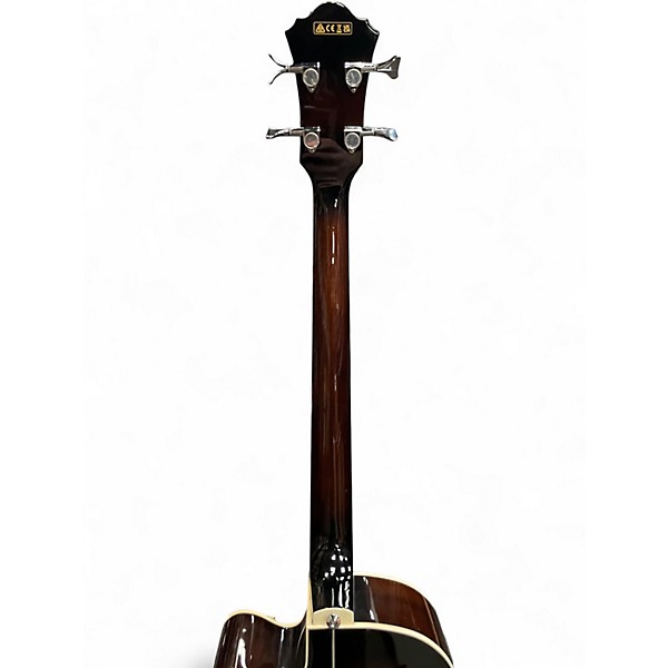 Used Ibanez AEB10E DARK VIOLIN SUBURST Acoustic Bass Guitar