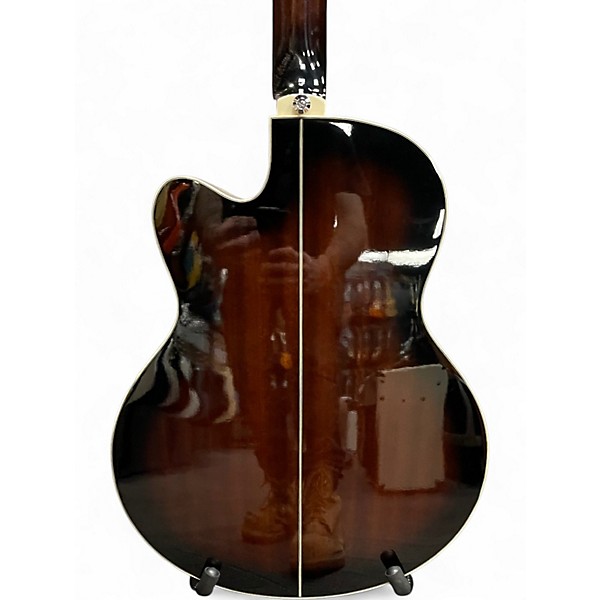 Used Ibanez AEB10E DARK VIOLIN SUBURST Acoustic Bass Guitar
