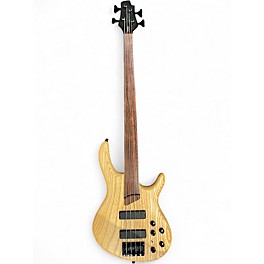 Used Cort B4FL Natural Electric Bass Guitar