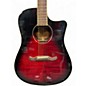 Used Fender T Bucket 300CE Crimson Red Burst Acoustic Electric Guitar