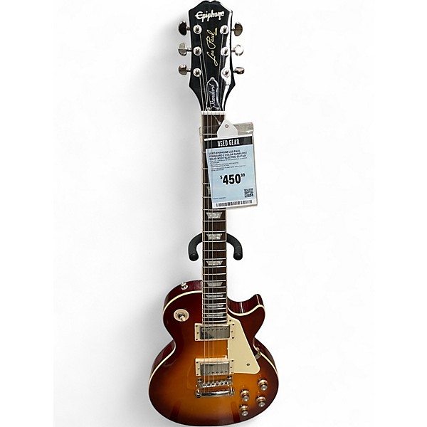 Used Epiphone Les Paul Standard 2 Color Sunburst Solid Body Electric Guitar