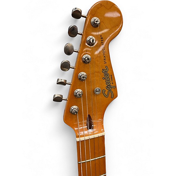 Used Squier CLASSIC VIBE 50S STRATOCASTER White Blonde Solid Body Electric Guitar