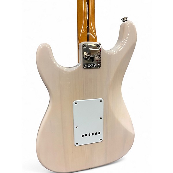 Used Squier CLASSIC VIBE 50S STRATOCASTER White Blonde Solid Body Electric Guitar