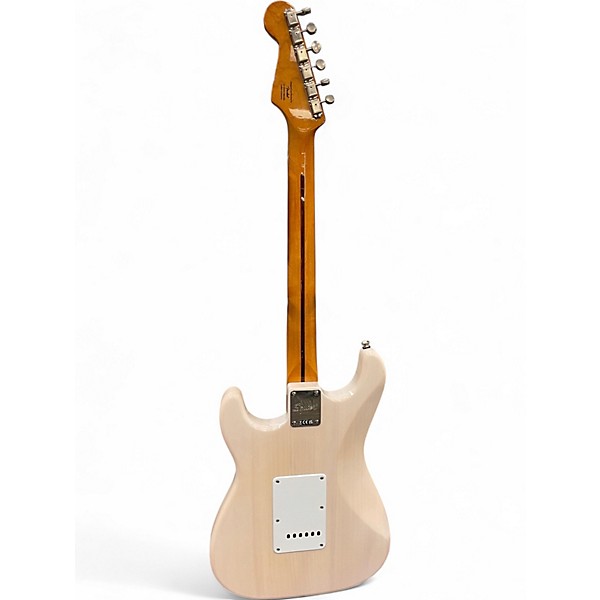Used Squier CLASSIC VIBE 50S STRATOCASTER White Blonde Solid Body Electric Guitar