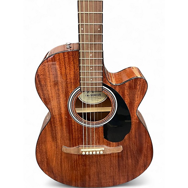 Used Fender FA135CE Concert ALL MAHOGANY Acoustic Electric Guitar