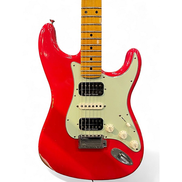 Used Fender CUSTOM SHOP 1961 STRATOCASTER RELIC Fiesta Red Solid Body Electric Guitar