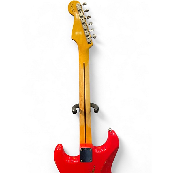 Used Fender CUSTOM SHOP 1961 STRATOCASTER RELIC Fiesta Red Solid Body Electric Guitar