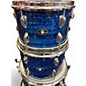 Vintage 1970s Slingerland 4 Piece Drum set Blue Pearl Agate Drum Kit