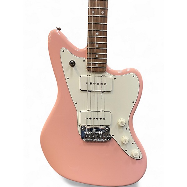 Used G&L Fullertone Deluxe Jazzmaster Pink Solid Body Electric Guitar