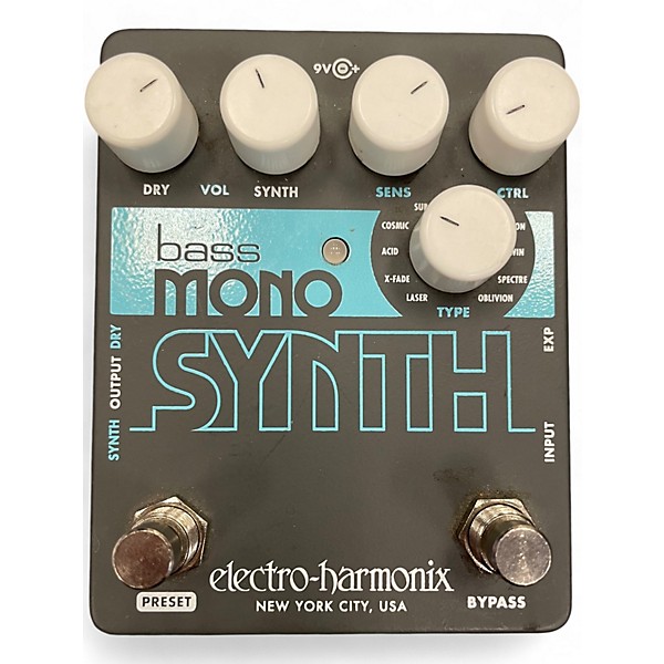 Used Electro-Harmonix Bass Mono Synth Bass Bass Effect Pedal