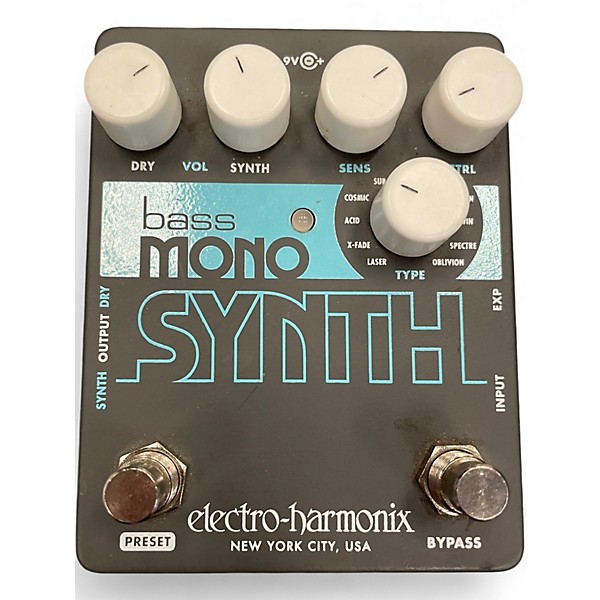 Used Electro-Harmonix Bass Mono Synth Bass Bass Effect Pedal