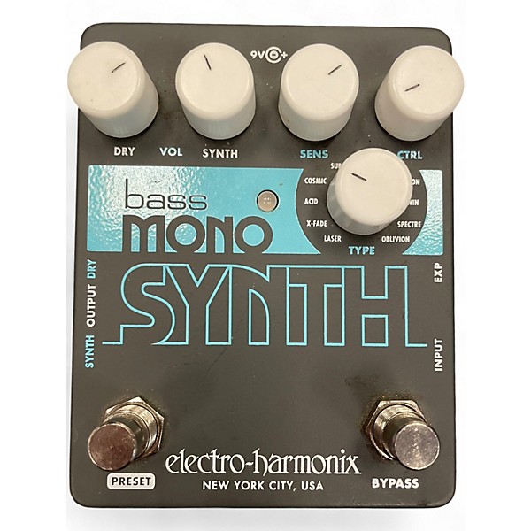 Used Electro-Harmonix Bass Mono Synth Bass Bass Effect Pedal