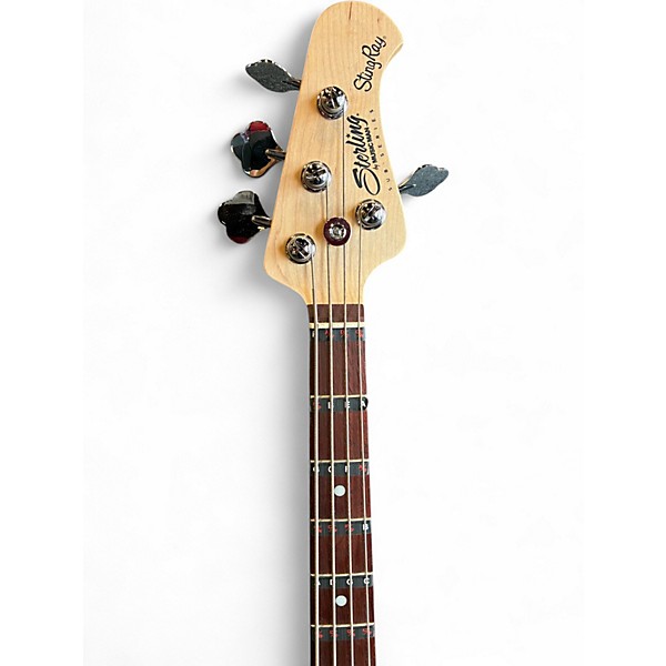 Used Sterling by Music Man S.U.B. STINGRAY RAY4 SATIN TRANSPARENT BLACK Electric Bass Guitar