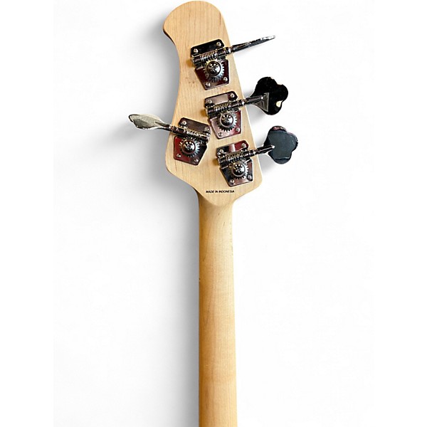 Used Sterling by Music Man S.U.B. STINGRAY RAY4 SATIN TRANSPARENT BLACK Electric Bass Guitar