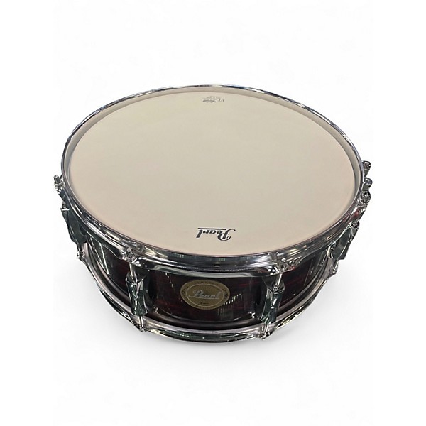 Used Pearl 14in LIMITED EDITION TAIWAN RED LAQUER Drum