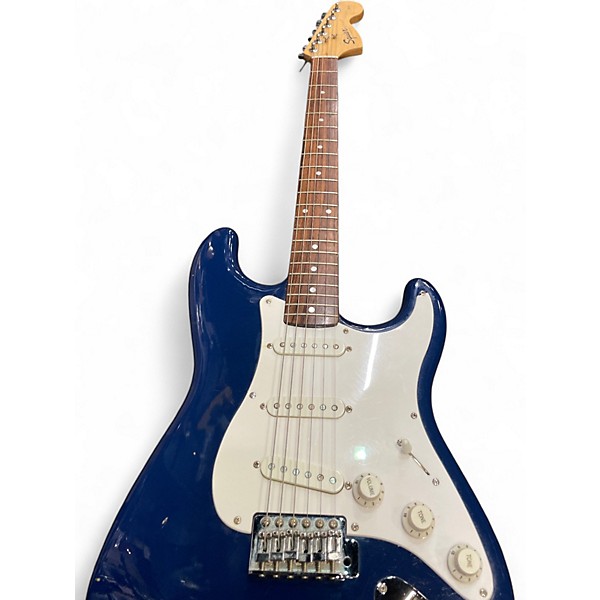 Used Squier Affinity Stratocaster Blue Solid Body Electric Guitar